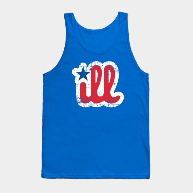 Ill Phillies Distressed Shirt Tank Top by Fresh Fly Threads